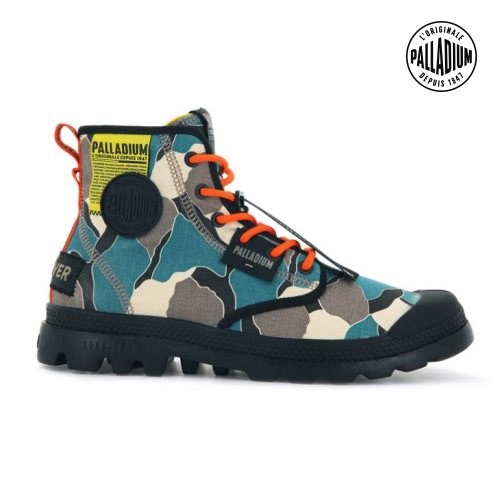 Bottes Palladium Pampa Lite Overlab Femme Camouflage | FR SOY095V